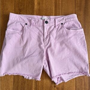 Carve Designs Oahu Shorts 6” lilac size 8 high rise twill